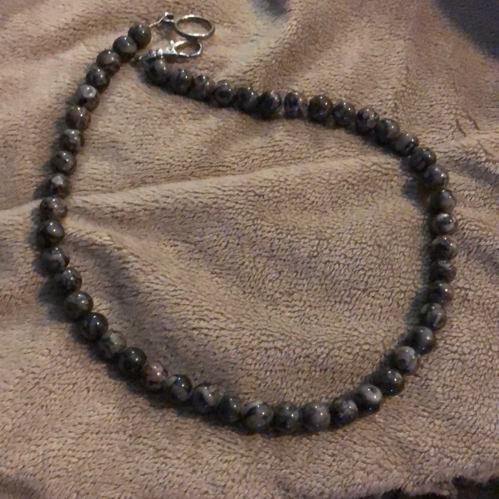 Handmade stone necklace